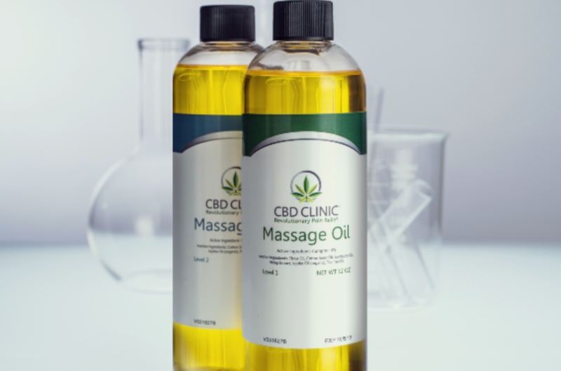 cbd clinic, massage, massage oil, oil