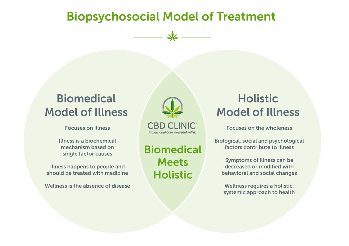 Venn Diagram - Biopsychosocial model of treatment