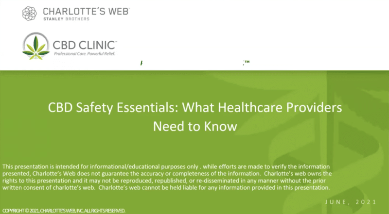 CBD Safety Essentials: What Healthcare Providers Need to Know