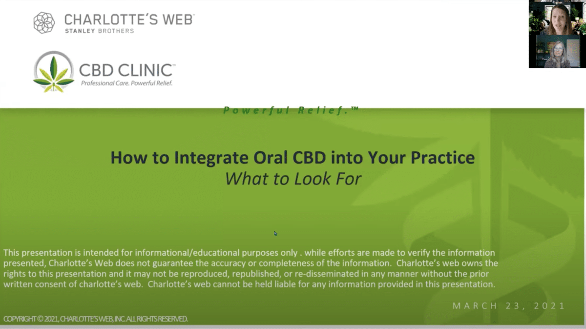 How to Integrate Ingestible CBD Into Your Practice